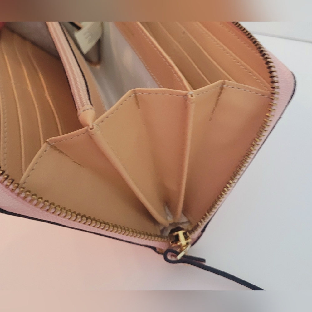 Kate Spade Pink Zip Around Wallet - Picture 6 of 10